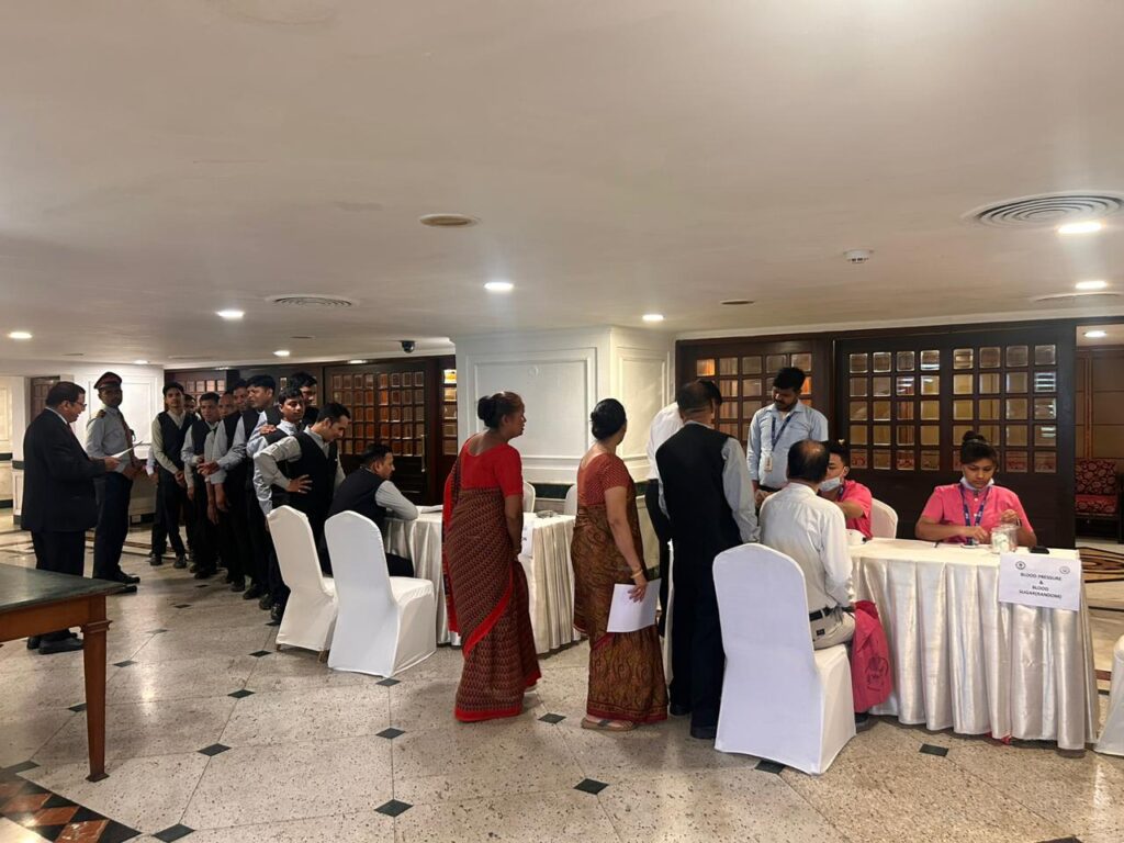 ITDC Organizes Free Medical Camp in Collaboration with Delhi Heart and Lung Institute, New Delhi