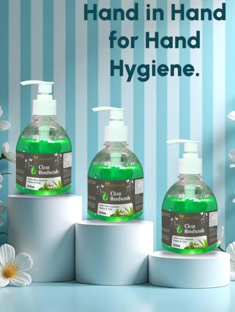 Mint,Aloevera, Neem and tulsi handwash